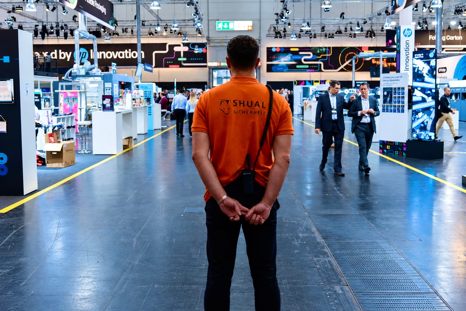 Trade fair security